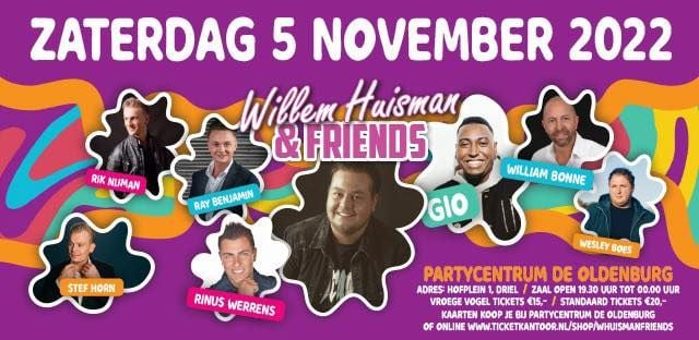 Willem Huisman & Friends - 5 nov 2022